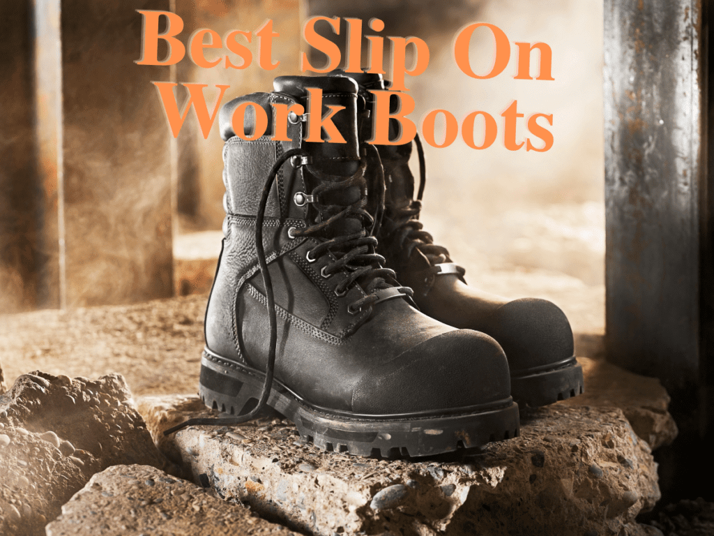 slip on work boots